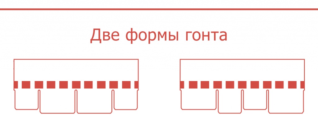 Два варианта гипкой черепицы Docke Саппоро