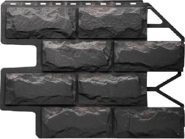 Фасадные панели FineBer (Фаинбер) Блок —  Темно-Серый