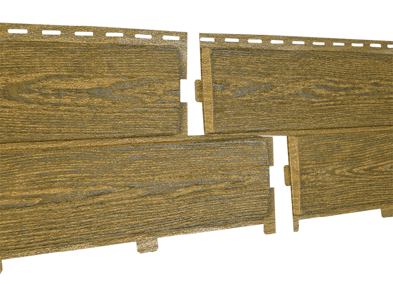 Фасадные панели Стоун-хаус Ю-пласт (Хокла Винтаж) — охра