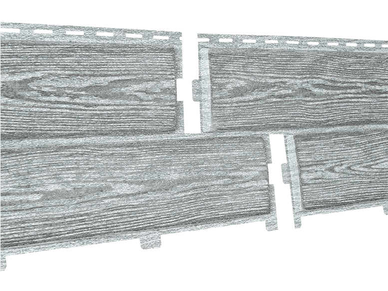 Фасадные панели Стоун-хаус Ю-пласт (Хокла Винтаж) — пепел