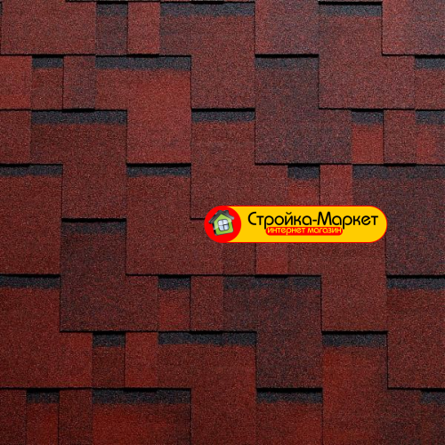 Битумная черепица Tegola Top Shingle (Футуро) — красная