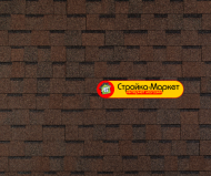 Битумная черепица Tegola Top Shingle (Премьер) — темно-коричневая