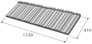 Композитная черепица Metrotile MetroShake 2