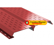 Металлический софит Металл Профиль — RAL 3011 Коричнево-красный
