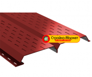 Металлический софит Металл Профиль — RR 29 Красный