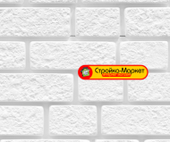 Сайдинг-панели под кирпич Foundry, Brick Collection, 123 Снежно-белый