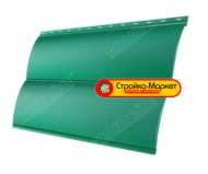 Металлический сайдинг GRAND LINE Блок-хаус 0.5 Satin RAL 5021