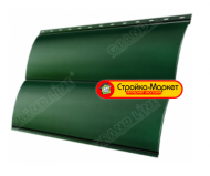 Металлический сайдинг GRAND LINE Блок-хаус 0.5 Satin RAL 6005