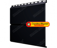 Металлический сайдинг GRAND LINE Экобрус 0.5 Quarzit lite RAL 9005