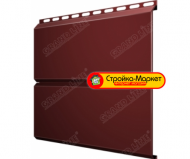 Металлический сайдинг GRAND LINE Экобрус 0.5 Velur20 RAL 3009