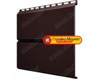 Металлический сайдинг GRAND LINE Экобрус 0.5 Velur20 RAL 8017