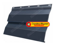 Металлический сайдинг GRAND LINE Корабельная Доска 0.5 Quarzit lite RAL 7024