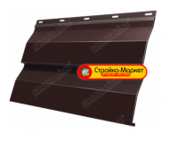 Металлический сайдинг GRAND LINE Корабельная Доска 0.5 Satin RAL 8017