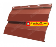 Металлический сайдинг GRAND LINE Корабельная Доска 0.5 Velur20 RAL 8004