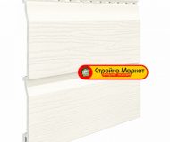 Сайдинг панель двойная VOX, Kerrafront FS-202 Classic — White (Белый)