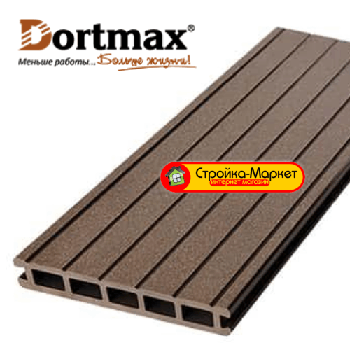 Террасная доска Dortmax — SOUL PLUS, Коричневый