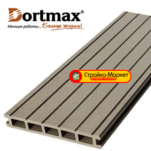 Террасная доска Dortmax — SOUL PLUS, Серый