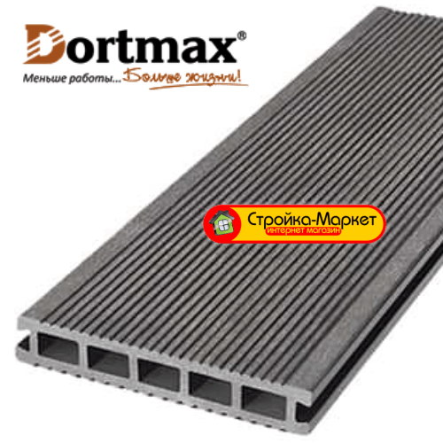 Террасная доска Dortmax — VELVET CLASSIC Черный