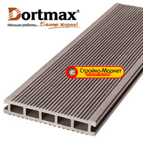 Террасная доска Dortmax — VELVET CLASSIC Коричневый