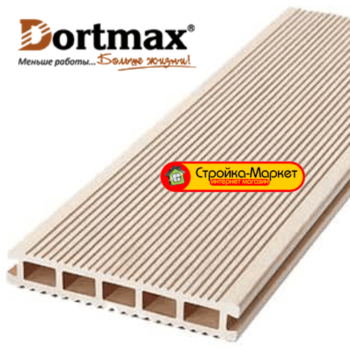 Террасная доска Dortmax — VELVET CLASSIC Натуральный