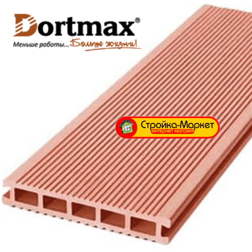 Террасная доска Dortmax — VELVET CLASSIC Терракот