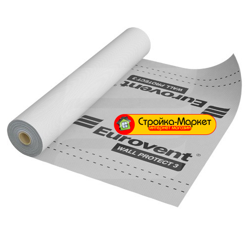 Ветроизоляционная мембрана Eurovent WALL PROTECT 3