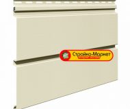 Виниловый сайдинг VOX Unicolor Брус SV-05 — Кремовый