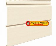 Виниловый сайдинг VOX Unicolor Брус SV-05 — Песочный