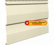 Виниловый сайдинг VOX Unicolor Корабельный брус SV-01 — Кремовый